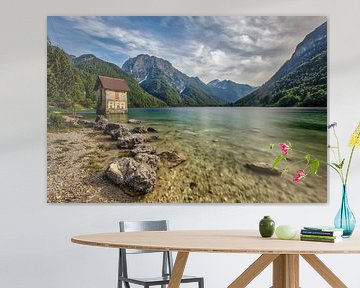 Bergsee in Italien / Slowenien Lago di Predil von Kevin Baarda