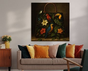 Still Life Tropical Handbag van Moonheart Artworks
