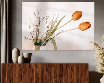 two tulips von Michael Schulz-Dostal