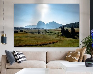 Wandel over Alpe di Siusi (Seiser Alm) I | Een reis door de Dolomieten, Italië van Roos Maryne - Natuur fotografie