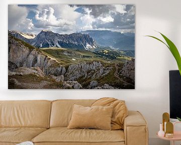 Ein Blick auf die Seceda II | Eine Reise durch die Dolomiten, Italien von Roos Maryne - Natuur fotografie