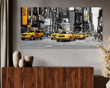 New Yorks Yellow Cabs von Hannes Cmarits