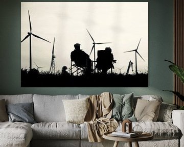 Uitrusten bij windmolens van Klik! Images