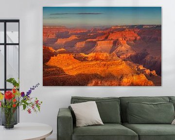 Grand Canyon bij zonsopgang, South Rim, Arizona, VS van Markus Lange