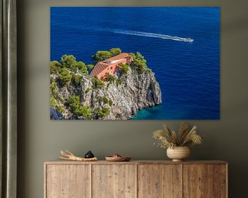 Villa Malaparte op het eiland Capri, Italië van Christian Müringer