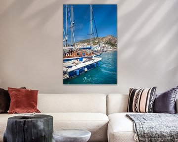 Hafen von Sant Angelo, Ischia, Italien von Christian Müringer