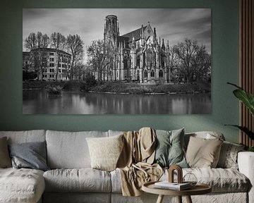 Johanneskirche aan de Feuersee van Keith Wilson Photography