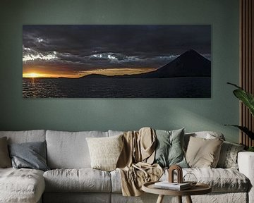 Zonsondergang op Ometepe van Stefan Havadi-Nagy