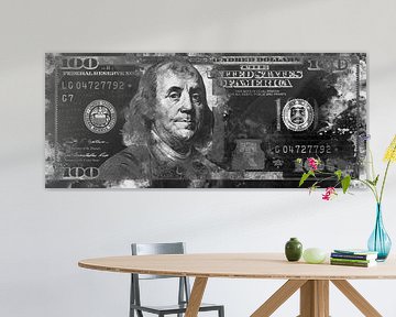 Benjamin Franklin - 100 Dollar von Sharon Harthoorn