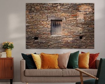 Stone wall by John Groen