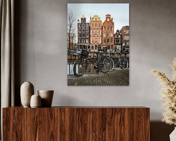 Houses on Herengracht, Amsterdam by Lorena Cirstea