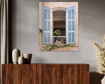 Frans raam met louvre luiken van Anouschka Hendriks
