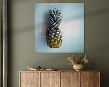 Ananas kleur en deels zwart wit van Mariska Vereijken