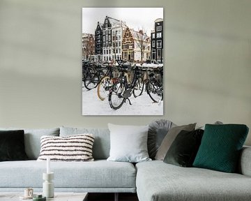 Huizen op Herengracht, Amsterdam van Lorena Cirstea