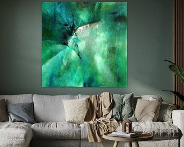 Abstract composition: Green energy by Annette Schmucker