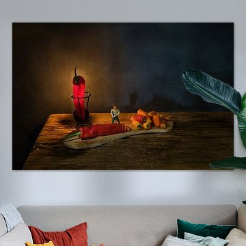 Nature morte avec humour.