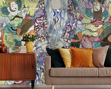 Portret van Friedericke Maria Beer, Gustav Klimt