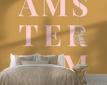 Amsterdam (in gold/pink) by MarcoZoutmanDesign