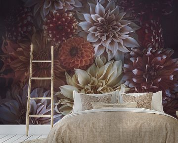 Autumn tones Dahlia collection by Marina de Wit