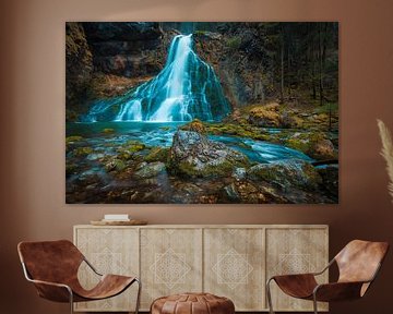 Waterfall in Austria by Martin Wasilewski