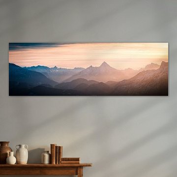 Alpen Panorama van Martin Wasilewski