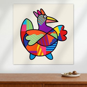 Kunst Huhn von Harry Hadders Design