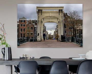 Magere brug Amsterdam van Peter Bartelings