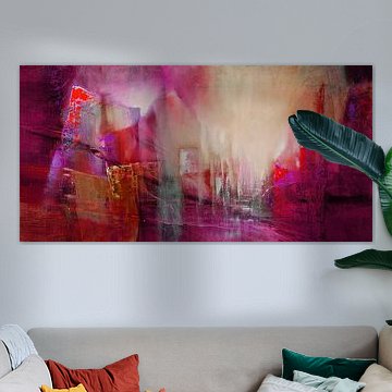 Doorzichtigheid: rood ontmoet magenta en roze van Annette Schmucker