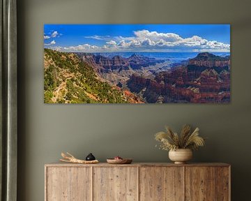 Panorama van de Grand Canyon, Arizona van Henk Meijer Photography