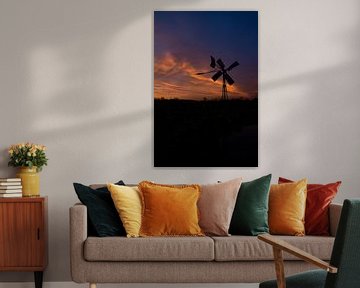 Windmühle bei Sonnenaufgang von sonja koning