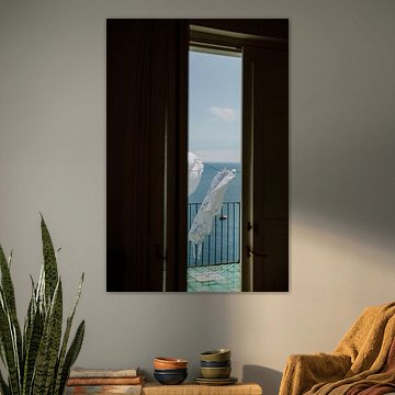 Porte de balcon transparente Méditerranée Italie sur sonja koning