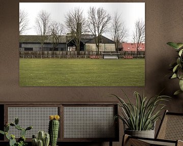 Oude fabriek en voetbalveld bij VV Seta (Sportclub Exloërmond tot Afdraai) | Over de Bal van Over de Bal