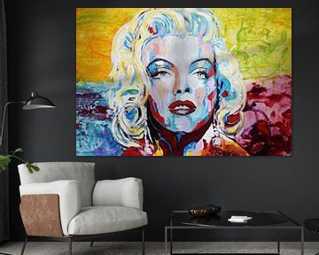 Marilyn Monroe "Spontan" von Kathleen Artist Fine Art
