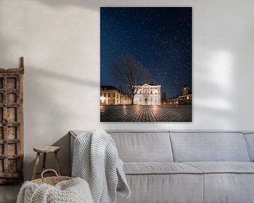 Starry sky above the castle square - Breda by Joris Bax