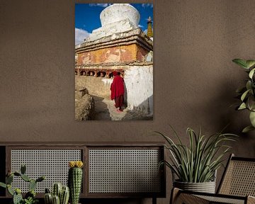 Lamayuru klooster, Ladakh, India van Jan Fritz
