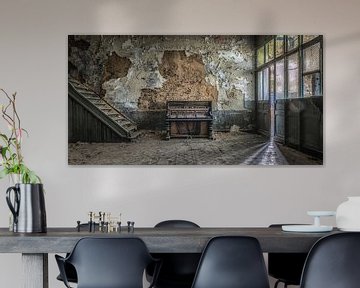 Kamer met piano van Marian van der Kallen Fotografie