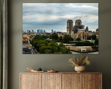 Parijs - Notre Dame van W.Schriebl PixelArts