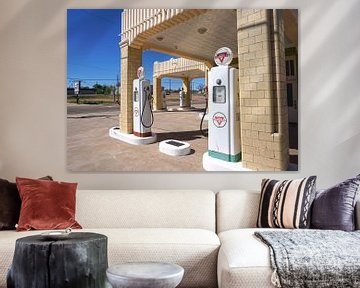 U-Drop Inn Station-service Conoco Route 66, Shamrock TX sur Tineke Visscher