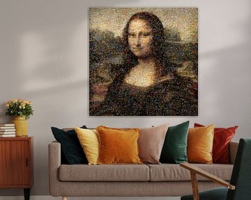 Mona Lisa Mozaïek van Atelier Liesjes