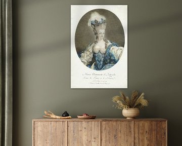 reine de la mode, Marie-Antoinette, Jean François de Janinet, 1777 sur Atelier Liesjes