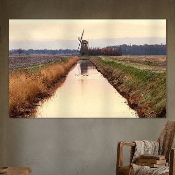 Le moulin Groote Polder à Slochteren