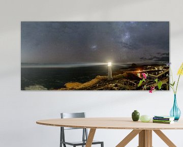 Castle Point vuurtoren bij nacht, NZ, Nieuw Zeeland - Panorama van Pascal Sigrist - Landscape Photography