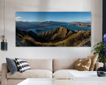 Zonsondergang Roy's Peak, NZ, Nieuw-Zeeland van Pascal Sigrist - Landscape Photography
