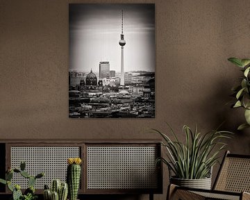 Photographie en noir et blanc : Berlin Skyline sur Alexander Voss