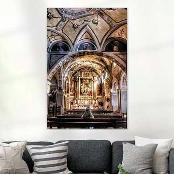 Eremo di Santa Catarina del Sasso (inside church)