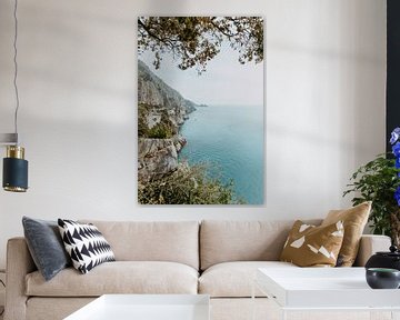 Côte d'Amalfi Italie | tirage photo printemps sur la mer Méditerranée sur sonja koning