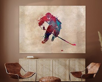 hockeyspeler #hockey #sport van JBJart Justyna Jaszke