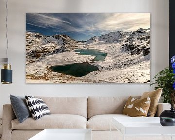 Winterse Jöriseen, Kanton Graubünden van Pascal Sigrist - Landscape Photography