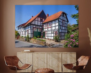 Half-timbered house, Stemwede-Levern, Municipality of Stemwede, North Rhine-Westphalia, Germany, Eur