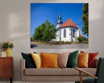 Church, Stemwede-Levern, Municipality Stemwede, North Rhine-Westphalia, Germany, Europe